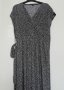Нова лятна рокля, размер L/XL, черно-бяла