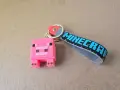 Оригинален ключодържател Minecraft – Прасе (Pig), снимка 2