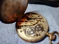 Стар СРЕБЪРЕН ДЖОБЕН ЧАСОВНИК СРЕБРО 800 с ПОЗЛАТА 6 РУБИНА РЕТРО ОРНАМЕНТИРАН 48858, снимка 16