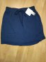 Дамска къса пола в тъмно син цвят M размер Vila clothes цена 25 лв. + подарък обеци, снимка 2