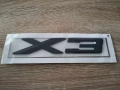 черна емблема BMW X3, снимка 1