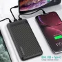 Външна батерия NORDIC Carbon Slim - 10 000 mAh, 18W, PD3, снимка 5