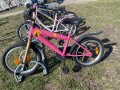 Детско розово колело 16 цола, снимка 1 - Велосипеди - 44446296
