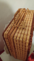 НОВ ! РЪЧНО ПЛЕТЕН  КУФАР  от дърво, снимка 3