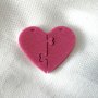 Висулки Пъзел Сърце от епоксидна смола и сребърен брокат, снимка 1 - Подаръци за жени - 38338716