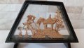 Диорама - азиатско изкуство от корк - ръчна изработка, снимка 5