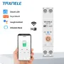 Многофункционален смарт WIFI електромер, прекъсвач, предпазител, снимка 3