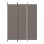 vidaXL Параван за стая, 3 панела, антрацит, 150x200 cм, текстил, снимка 3