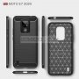 Motorola Moto E7 (2020) Карбонов удароустойчив гръб , снимка 2