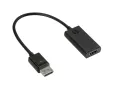 Преходник HP от Дисплей порт към HDMI, M-F, 15 см, черен

, снимка 1