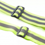 Светлоотразителни тиранти, Сигнален колан с рефлексни ленти, жълто- зелено, снимка 2