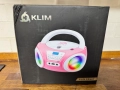 KLIM Candy Boombox CD плейър за деца с високоговорители, FM радио, розов, снимка 7
