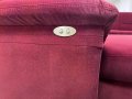 Червен ъглов диван от плат с ф-я сън и ел.лежанка "SC Classic", снимка 9