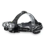 Професионален мощен LED фенер туристически челник за глава лов риболов планинарство преходи каска, снимка 5