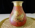 Бронзова ваза,гарафа,емайл,рози 730 гр. , снимка 10