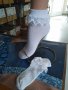 Детски чорапи с дантела, снимка 2