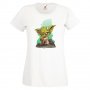 Дамска тениска Star Wars Yoda Игра,Изненада,Подарък,Геймър,, снимка 1