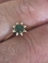 Злато+брилянтчета+изумруд 2.9грама, снимка 1