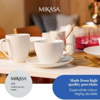 Нов компелкт MIKASA Елегантни Порцеланови Чаши 4 броя 380мл , снимка 9 - Други стоки за дома - 42824318