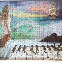 Пъзел Art puzzle, 1000 части, Sea symphony, снимка 2 - Пъзели - 36947878