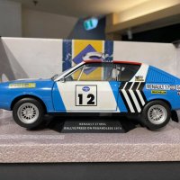 Renault 17 Gordini Rally 1974 - мащаб 1:18 на Solido моделът е нов в кутия, снимка 2 - Колекции - 34387399