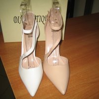 НАМАЛЕНИЕ-Дамски обувки м.3662  бежави, снимка 2 - Дамски елегантни обувки - 37068444