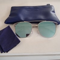 Овални слънчеви очила с метална рамка- Trussardi- 54/18/135, снимка 1 - Слънчеви и диоптрични очила - 44352221