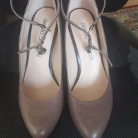 Като нови!Високи обувки 👡в кафяв цвят, снимка 11 - Дамски обувки на ток - 42310669