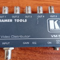 Kramer VM-51 1:5 Composite Video Distribution Amplifier, снимка 6 - Друга електроника - 38103855