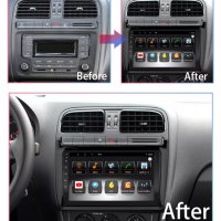 Мултимедия, Двоен дин, за VW Polo, с екран 9", Навигация, за Volkswagen, Поло, радио, плеър, Android, снимка 4 - Аксесоари и консумативи - 38393373