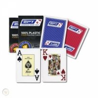 карти за игра FOURNIER EPT 100% PLASTIC нови  European Poker Tour от PokerStars е една от най-извест, снимка 2 - Карти за игра - 31475580