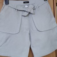 Нови къси панталонки от лен XS 34 размер, снимка 10 - Къси панталони и бермуди - 37369996