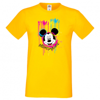 Мъжка тениска Mickey Mouse Painting Подарък,Изненада,Рожден ден, снимка 10 - Тениски - 36577453