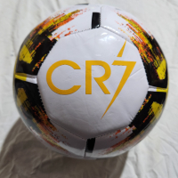 Футболна Топка Роналдо Cr7 RONALDO код 2 Профeсионална Цвят Ориндж, снимка 1 - Футбол - 44633518