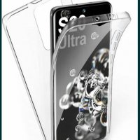 Силиконов 360° Градуса Кейс за Samsung Galaxy S20 S20+ A51 A71 Ultra, снимка 8 - Калъфи, кейсове - 31967580