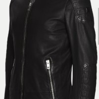 Hugo Boss HUGO Jendricks Leather Jacket Mens Size М ОРИГИНАЛ! Ест. кожа!, снимка 2 - Якета - 42214072