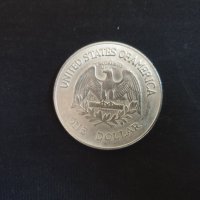 Колекционерска монета: One Dollar 1865, снимка 2 - Колекции - 42838496