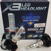 LED крушки за фаровете модел Х3, снимка 7 - Аксесоари и консумативи - 44498244