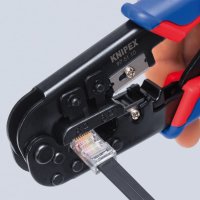 KNIPEX клещи за кримпване на интернет кабели, Германия, снимка 6 - Клещи - 30621606
