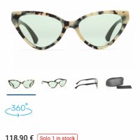 Слънчеви очила Emporio Armani( cat eye), снимка 13 - Слънчеви и диоптрични очила - 36782429
