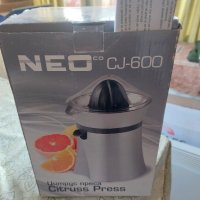 Продавам цитропреса NEO CJ-600, снимка 2 - Сокоизстисквачки и цитрус преси - 42839858