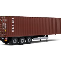 Полу-ремарке Container TRITON - мащаб 1:24 на Solido моделът е нов в кутия, снимка 7 - Колекции - 42920769