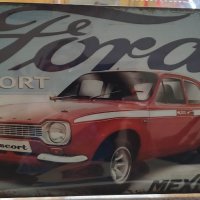 Ford Escort Mexico-метална табела(плакет), снимка 1 - Аксесоари и консумативи - 40473272