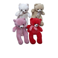Подаръчен плюшен мечок с шалче на рае, 4 цвята 60см, снимка 2 - Плюшени играчки - 44582058