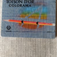 стари цветни моливи TOISON  D'OR, снимка 1 - Ученически пособия, канцеларски материали - 42622495