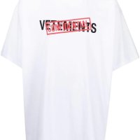 VETEMENTS White Confidential Logo Print Oversized Мъжка / Дамска Тениска size M (XL) и L (XXL), снимка 1 - Тениски - 40271750