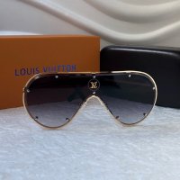 Louis Vuitton Mъжки слънчеви очила маска висок клас, снимка 7 - Слънчеви и диоптрични очила - 39123065