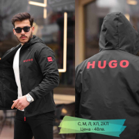 🔥 ХИТ МОДЕЛИ МЪЖКИ ВЕТРОВКИ HUGO BOSS 🔥, снимка 4 - Якета - 44807642