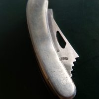 Стар немски ловджийски бръснач + нож, снимка 5 - Ножове - 44447071