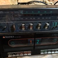 MATSUI Made in KOREA двукасетъчен касетофон, снимка 3 - Радиокасетофони, транзистори - 40778134
